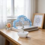 Natural Aquamarine Crystal Tree – Clarity & Focus