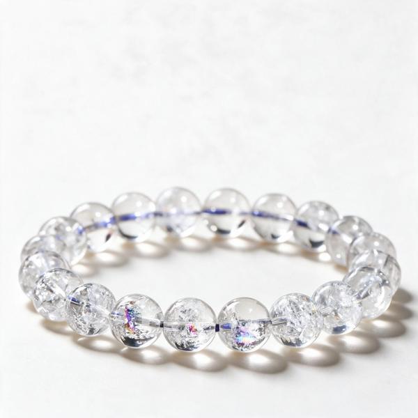 White Azeztulite Bracelet – Clarity & Focus
