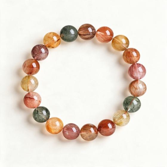 Rutilated Quartz Bracelet – Abundance & Prosperity