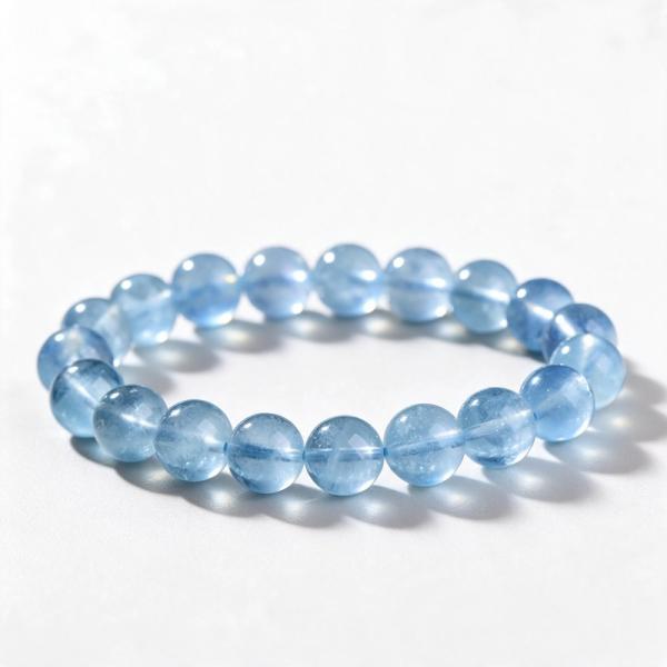 Natural Aquamarine Bracelet – Calm & Sleep